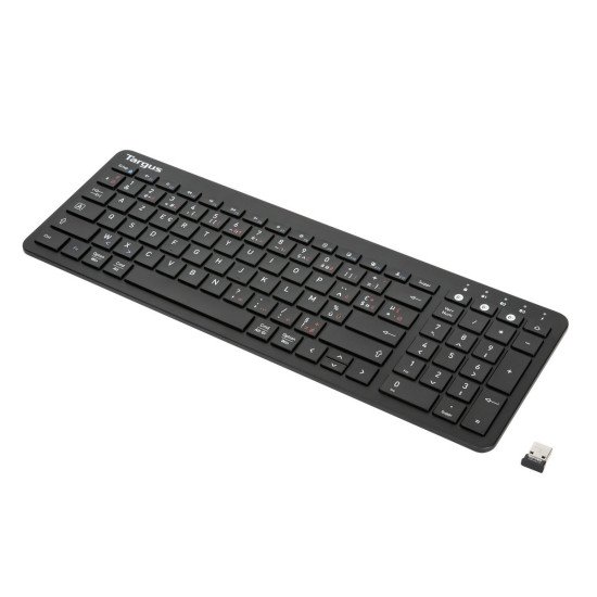 Targus AKB863FR clavier Bluetooth AZERTY Français Noir