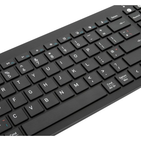 Targus AKB863UK clavier Bluetooth QWERTY Anglais britannique Noir