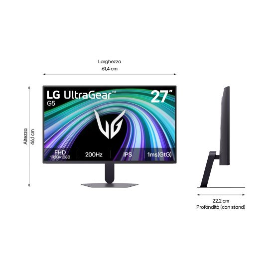 LG 27G523B-B écran PC 68,6 cm (27") 1920 x 1080 pixels Full HD LCD Noir