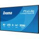 iiyama LH5075UHS-B2AG Écran d'affichage dynamique Écran plat de signalisation numérique 125,7 cm (49.5") LCD Wifi 500 cd/m² 4K Ultra HD Noir Intégré dans le processeur Android 11 24/7