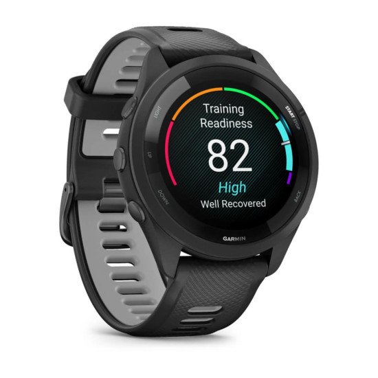 Garmin Forerunner 265 3,3 cm (1.3") AMOLED 46 mm Numérique 416 x 416 pixels Écran tactile Noir Wifi GPS (satellite)