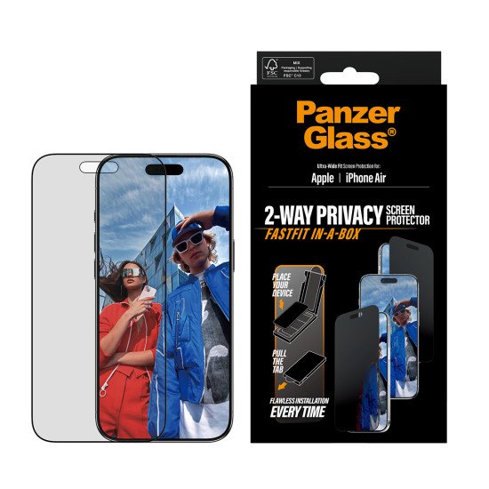 PanzerGlass PG53680 écran et protection arrière de téléphones portables Protection d'écran transparent Apple 1 pièce(s)