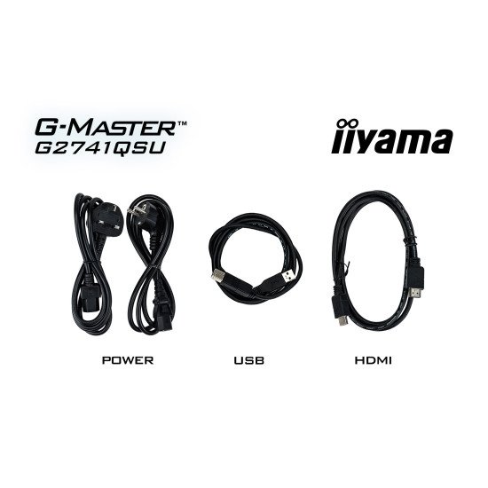 iiyama G-MASTER G2741QSU-B1 écran PC 68,6 cm (27") 2560 x 1440 pixels Noir iiyama G-MASTER G2741QSU-B1 écran PC 68,6 cm (27") 2560 x 1440 pixels Noir