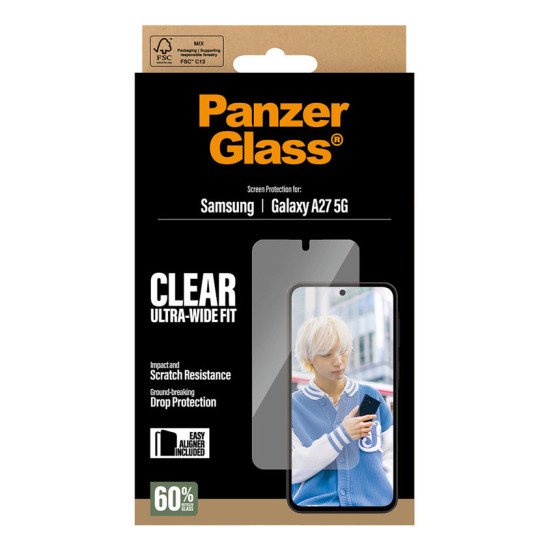 PanzerGlass PG88998 écran et protection arrière de téléphones portables Protection d'écran transparent Samsung 1 pièce(s)