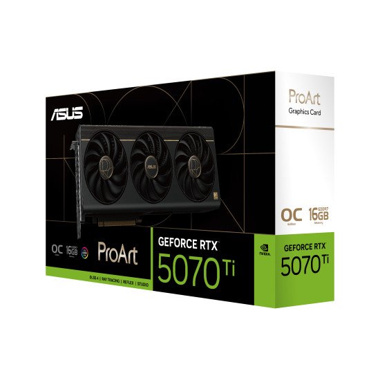 ASUS ProArt -RTX5070TI-O16G NVIDIA GeForce RTX 5070 Ti 16 Go GDDR7