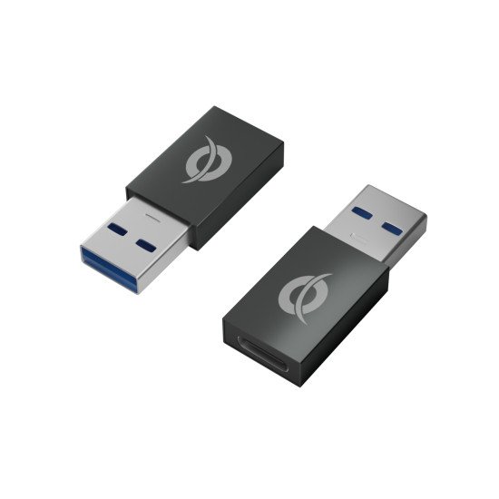 Conceptronic DONN10G changeur de genre de câble USB A USB C Noir Conceptronic DONN10G changeur de genre de câble USB A USB C Noir
