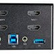 StarTech.com Commutateur KVM HDMI 2.0, 2 Ports, 2 Écrans - 4K 60Hz Ultra HDR - Commutateur KVM de Bureau 4K HDMI 2.0 avec Hub USB 3.0 à 2 Ports (5Gbps) & 4x USB 2.0 HID, Audio - Commutation par Touches - TAA