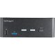 StarTech.com Commutateur KVM HDMI 2.0, 2 Ports, 2 Écrans - 4K 60Hz Ultra HDR - Commutateur KVM de Bureau 4K HDMI 2.0 avec Hub USB 3.0 à 2 Ports (5Gbps) & 4x USB 2.0 HID, Audio - Commutation par Touches - TAA