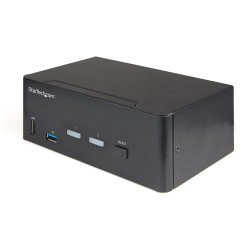 StarTech.com Commutateur KVM HDMI 2.0, 2 Ports, 2 Écrans - 4K 60Hz Ultra HDR - Commutateur KVM de Bureau 4K HDMI 2.0 avec Hub USB 3.0 à 2 Ports (5Gbps) & 4x USB 2.0 HID, Audio - Commutation par Touches - TAA StarTech.com Commutateur KVM HDMI 2.0, 2 Ports, 2 Écrans - 4K 60Hz Ultra HDR - Commutateur KVM de Bureau 4K HDMI 2.0 avec Hub USB 3.0 à 2 Ports (5Gbps) & 4x USB 2.0 HID, Audio - Commutation par Touches - TAA
