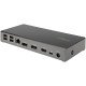 StarTech.com Dock USB-C - Station d'accueil USB Type C Triple Écrans 4K - Alimentation 100W - DP 1.4 Alt Mode & DSC, 2x DisplayPort 1.4/HDMI 2.0 - 6xUSB (2x 10Gbps) - Windows/Chrome