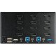 StarTech.com Switch KVM 2 Ports Quadruple Écran DisplayPort - 4K 60Hz UHD HDR - Concentrateur KVM 4K DP 1.2 avec 2 Ports USB 3.0 (5Gbps) & 4 Ports USB 2.0 HID, Audio - Commutation Raccourci Clavier - TAA