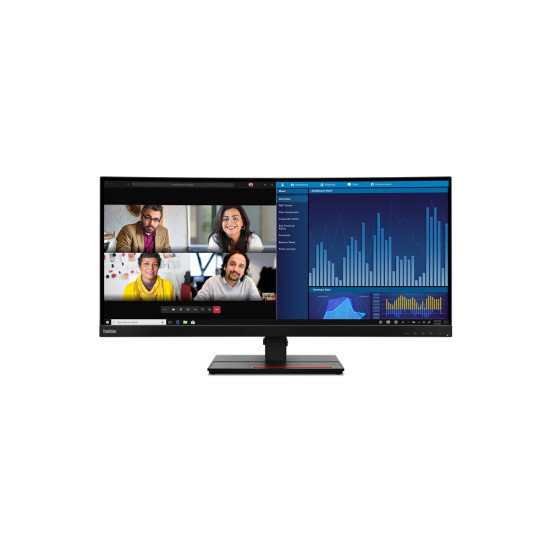 Lenovo ThinkVision P34w-20 LED display 86,7 cm (34.1") 3440 x 1440 pixels Wide Quad HD Noir Lenovo ThinkVision P34w-20 LED display 86,7 cm (34.1") 3440 x 1440 pixels Wide Quad HD Noir