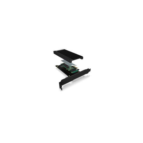 ICY BOX IB-PCI208-HS carte et adaptateur d'interfaces Interne M.2 ICY BOX IB-PCI208-HS carte et adaptateur d'interfaces Interne M.2