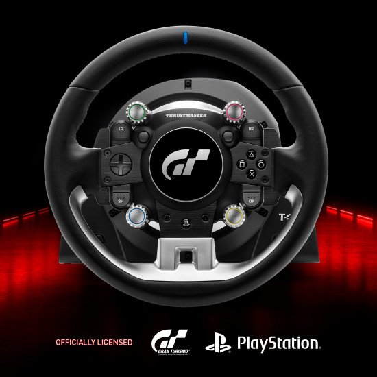 Thrustmaster T-GT II Volant + pedalier 4160823 Noir, Acier satin USB Volant + pédales PC, PlayStation 4, PlayStation 5