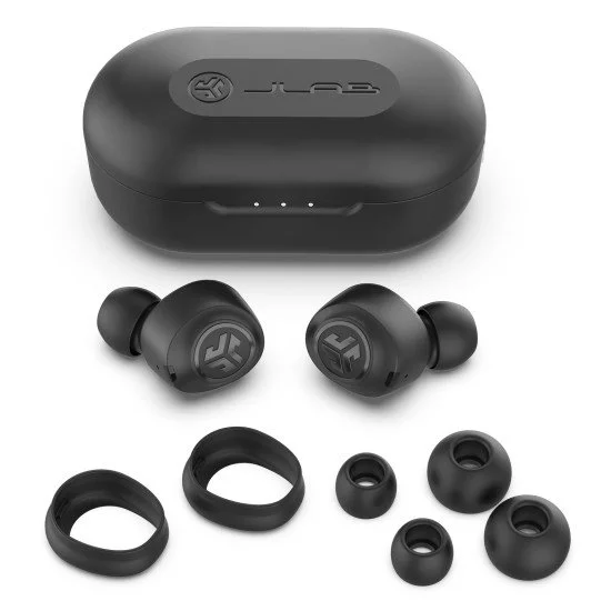 JLab JBuds Air True Wireless Écouteurs True Wireless Stereo (TWS) Ecouteurs Musique Bluetooth Noir JLab JBuds Air True Wireless Écouteurs True Wireless Stereo (TWS) Ecouteurs Musique Bluetooth Noir