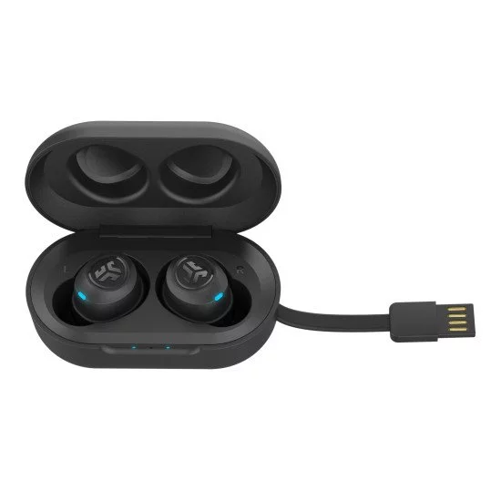 JLab JBuds Air True Wireless Écouteurs True Wireless Stereo (TWS) Ecouteurs Musique Bluetooth Noir JLab JBuds Air True Wireless Écouteurs True Wireless Stereo (TWS) Ecouteurs Musique Bluetooth Noir