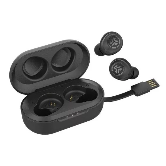 JLab JBuds Air True Wireless Écouteurs True Wireless Stereo (TWS) Ecouteurs Musique Bluetooth Noir JLab JBuds Air True Wireless Écouteurs True Wireless Stereo (TWS) Ecouteurs Musique Bluetooth Noir