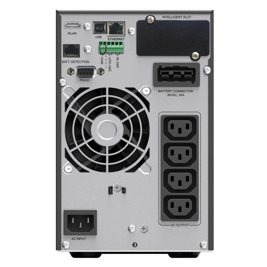 PowerWalker VFI 1000 ICT IoT Double-conversion (en ligne) 1 kVA 1000 W 4 sortie(s) CA