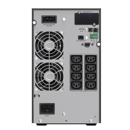 PowerWalker VFI 2000 ICT IoT Double-conversion (en ligne) 2 kVA 2000 W 8 sortie(s) CA