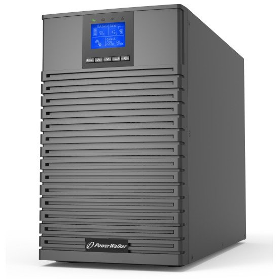 PowerWalker VFI 2000 ICT IoT Double-conversion (en ligne) 2 kVA 2000 W 8 sortie(s) CA