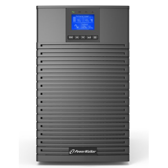 PowerWalker VFI 3000 ICT IoT Double-conversion (en ligne) 3 kVA 3000 W 9 sortie(s) CA