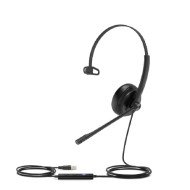 Yealink UH34 Lite Casque Avec fil Arceau Bureau/Centre d'appels Noir