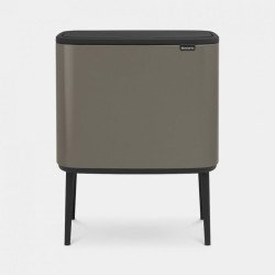 Brabantia Bo Touch Bin 34 L Rectangulaire Platine Brabantia Bo Touch Bin 34 L Rectangulaire Platine