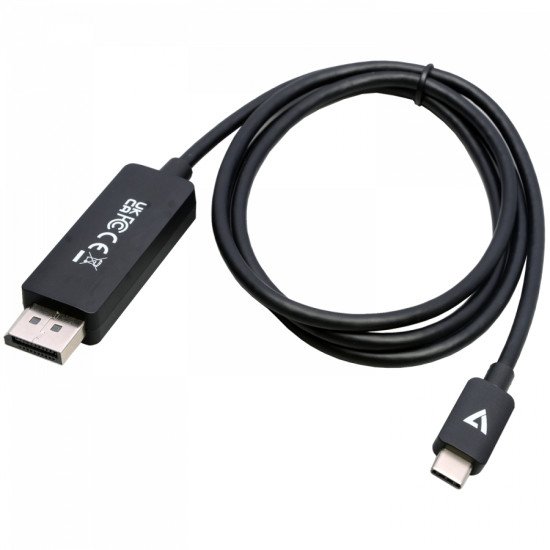 V7 V7USBCDP14-1M DisplayPort USB Type-C Noir