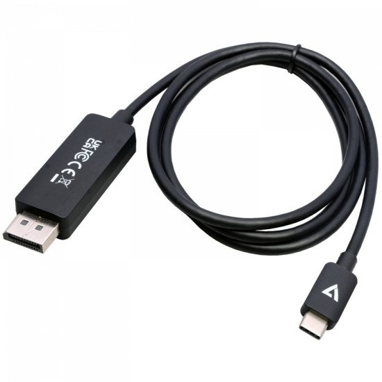 V7 V7USBCDP14-1M DisplayPort USB Type-C Noir V7 V7USBCDP14-1M DisplayPort USB Type-C Noir