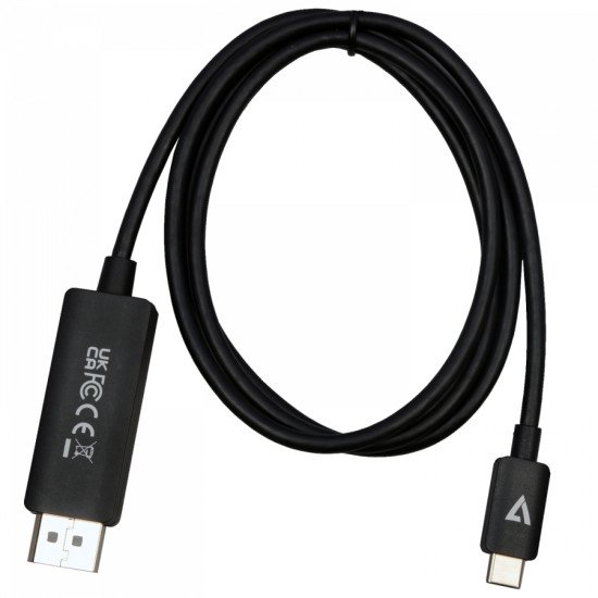 V7 V7USBCDP14-1M DisplayPort USB Type-C Noir V7 V7USBCDP14-1M DisplayPort USB Type-C Noir
