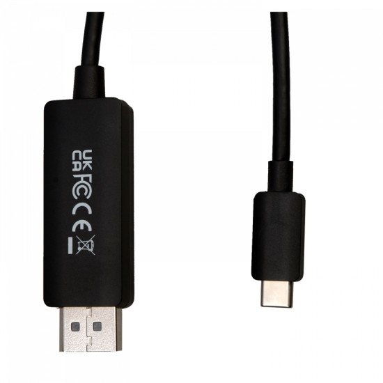 V7 V7USBCDP14-1M DisplayPort USB Type-C Noir