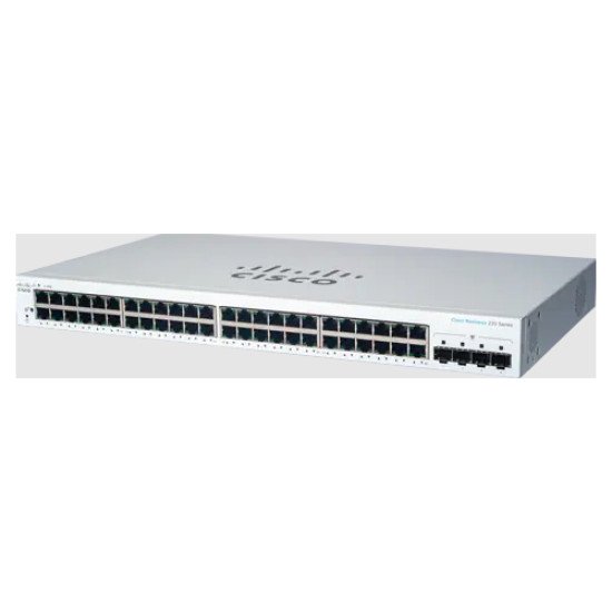 Cisco CBS220-48T-4G Géré L2 Gigabit Ethernet (PoE) 1U Blanc