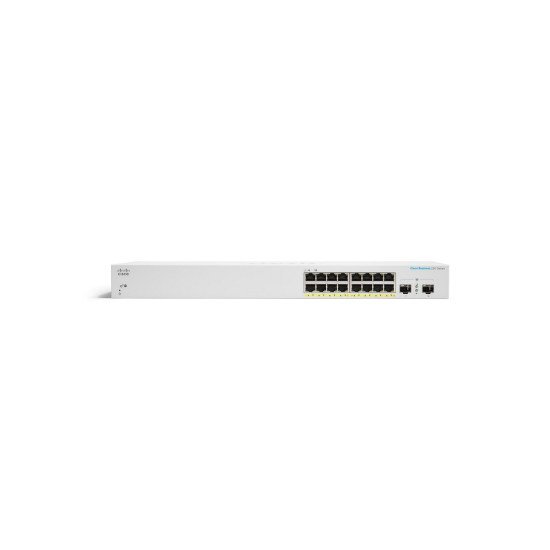 Cisco CBS220-16T-2G Géré L2 Gigabit Ethernet (10/100/1000) Blanc
