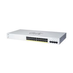 Cisco CBS220-24FP-4G Géré L2 Gigabit Ethernet (10/100/1000) Connexion Ethernet POE Blanc Cisco CBS220-24FP-4G Géré L2 Gigabit Ethernet (10/100/1000) Connexion Ethernet POE Blanc