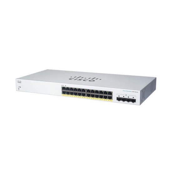 Cisco CBS220-24FP-4G Géré L2 Gigabit Ethernet (10/100/1000) Connexion Ethernet POE Blanc
