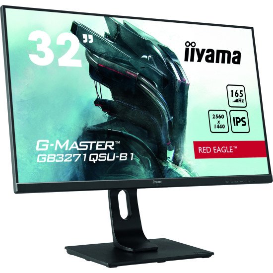 iiyama G-MASTER GB3271QSU-B1 écran PC 31.5" 2560 x 1440 pixels Wide Quad HD LED Noir iiyama G-MASTER GB3271QSU-B1 écran PC 31.5" 2560 x 1440 pixels Wide Quad HD LED Noir