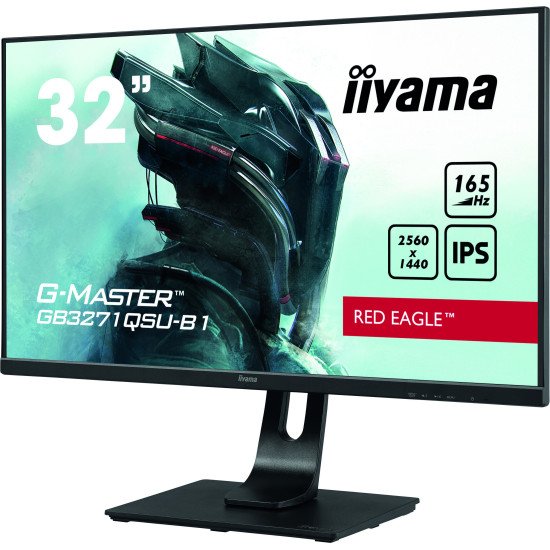 iiyama G-MASTER GB3271QSU-B1 écran PC 31.5" 2560 x 1440 pixels Wide Quad HD LED Noir iiyama G-MASTER GB3271QSU-B1 écran PC 31.5" 2560 x 1440 pixels Wide Quad HD LED Noir