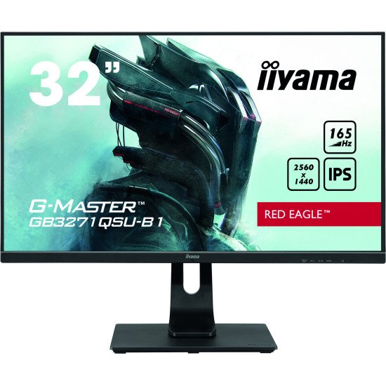 iiyama G-MASTER GB3271QSU-B1 écran PC 31.5" 2560 x 1440 pixels Wide Quad HD LED Noir iiyama G-MASTER GB3271QSU-B1 écran PC 31.5" 2560 x 1440 pixels Wide Quad HD LED Noir