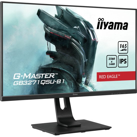 iiyama G-MASTER GB3271QSU-B1 écran PC 31.5" 2560 x 1440 pixels Wide Quad HD LED Noir iiyama G-MASTER GB3271QSU-B1 écran PC 31.5" 2560 x 1440 pixels Wide Quad HD LED Noir