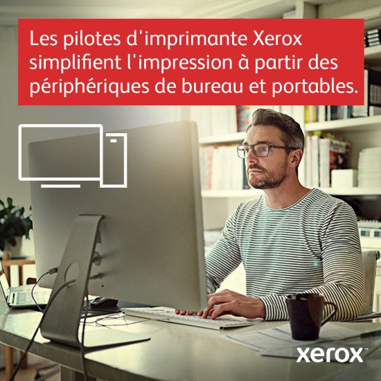 Xerox B235 copie/impression/numérisation/télécopie recto verso sans fil A4, 34 ppm, PS3 PCL5e/6, chargeur automatique de documents, 2 magasins, total 251 feuilles