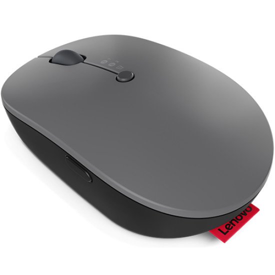 Lenovo Go Multi-Device souris Ambidextre RF sans fil + Bluetooth Optique 2400 DPI