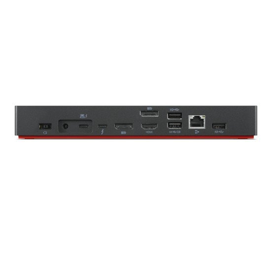 Lenovo 40B00300UK station d'accueil Avec fil Thunderbolt 4 Noir, Rouge