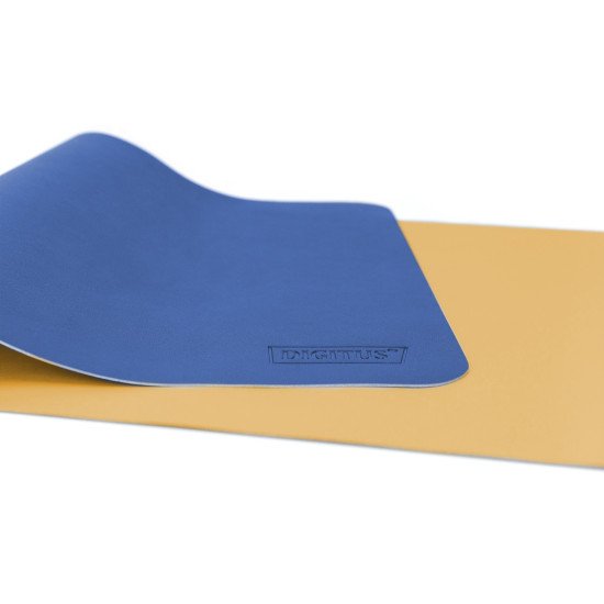 Digitus Sous-main / tapis de souris (90 x 43 cm), bleu / marron