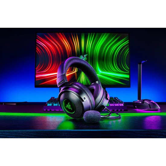 Razer Kraken V3 HyperSense Casque Avec fil Arceau Jouer USB Type-A Noir