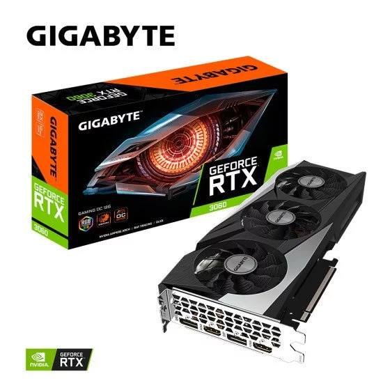Gigabyte GeForce RTX 3060 GAMING OC 12G (rev. 2.0) NVIDIA 12 Go GDDR6 Gigabyte GeForce RTX 3060 GAMING OC 12G (rev. 2.0) NVIDIA 12 Go GDDR6