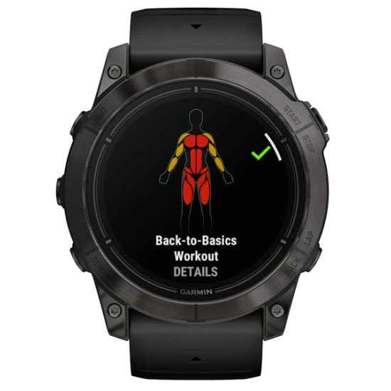 Garmin epix Pro (Gen 2) 3,56 cm (1.4") AMOLED 51 mm Numérique 454 x 454 pixels Écran tactile Noir, Gris Wifi GPS (satellite)