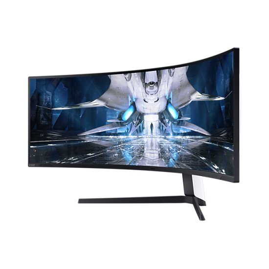 Samsung LS49AG954NU 124,5 cm (49") 5120 x 1440 pixels 5K Ultra HD LCD Noir, Blanc