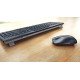 CHERRY Stream Desktop Recharge clavier RF sans fil QWERTZ DE Noir