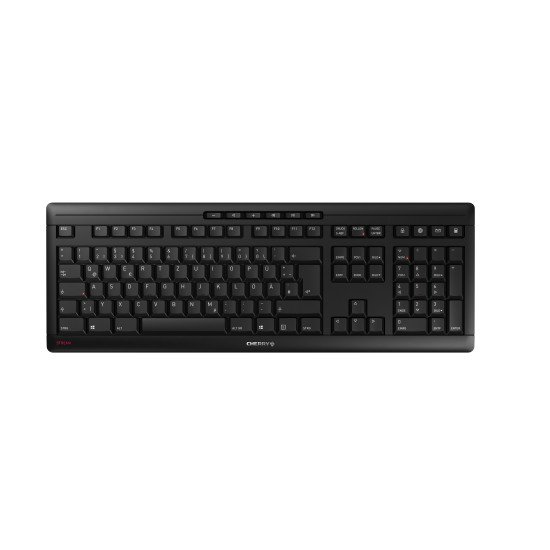 CHERRY Stream Desktop Recharge clavier RF sans fil QWERTZ DE Noir