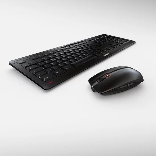 CHERRY Stream Desktop Recharge clavier RF sans fil AZERTY Français Noir CHERRY Stream Desktop Recharge clavier RF sans fil AZERTY Français Noir